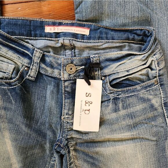 STANDARDS & PRACTICES Jeans Womens Waist 28 Low Rise Straight Leg Tall - Picture 2 of 7